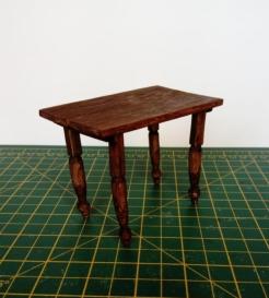 table stained